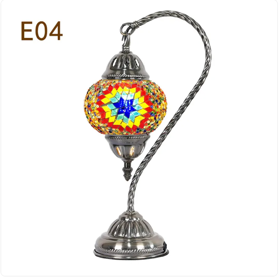 Decorative Bedside Lamp – Elegant Metal Table Light for Bedroom & Living Room