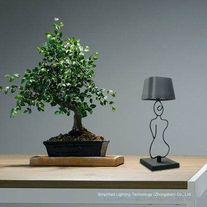 Nordic Touch Bedside Lamp – Minimalist LED Warm Light for Bedroom & Desk