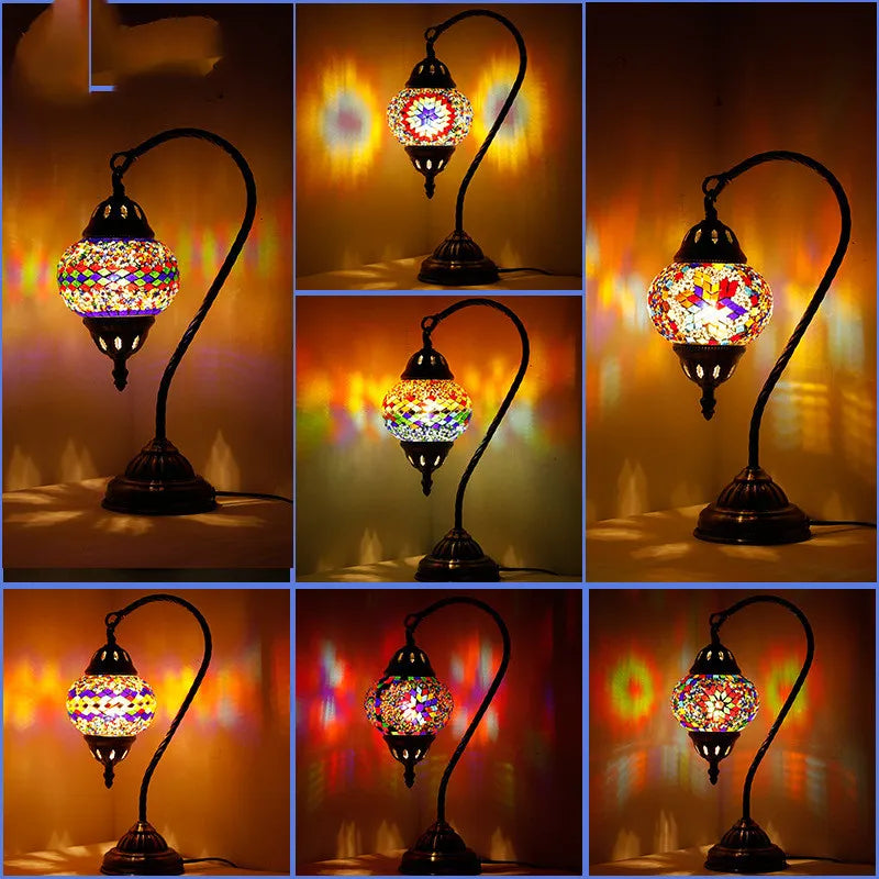 Decorative Bedside Lamp – Elegant Metal Table Light for Bedroom & Living Room