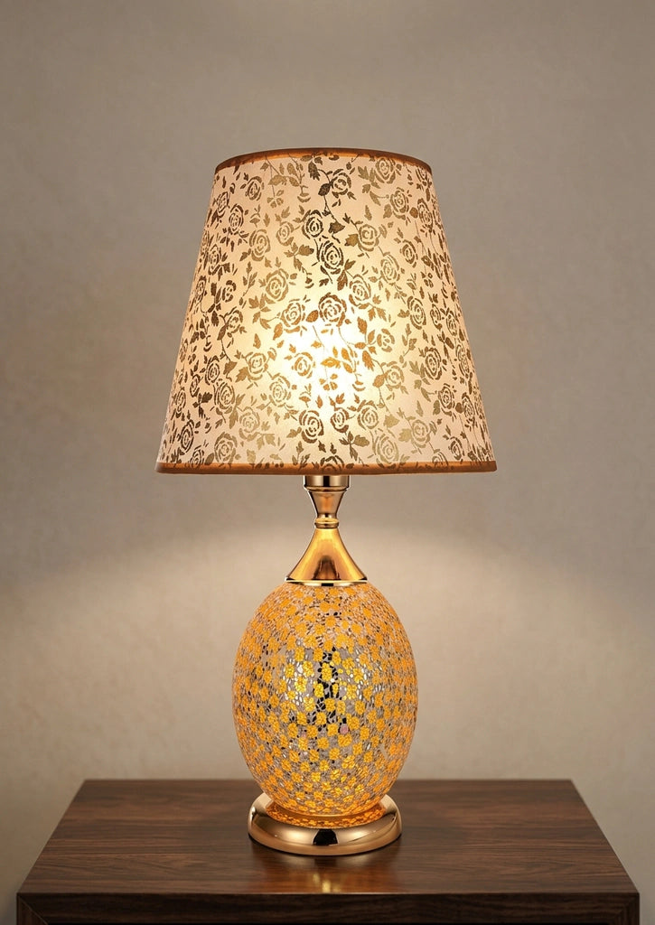 Handcrafted Mosaic Table Lamp - Modern and Traditional