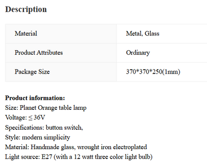 Japanese Bauhaus Antique Table Lamp – Artisan Glass Bedside Light