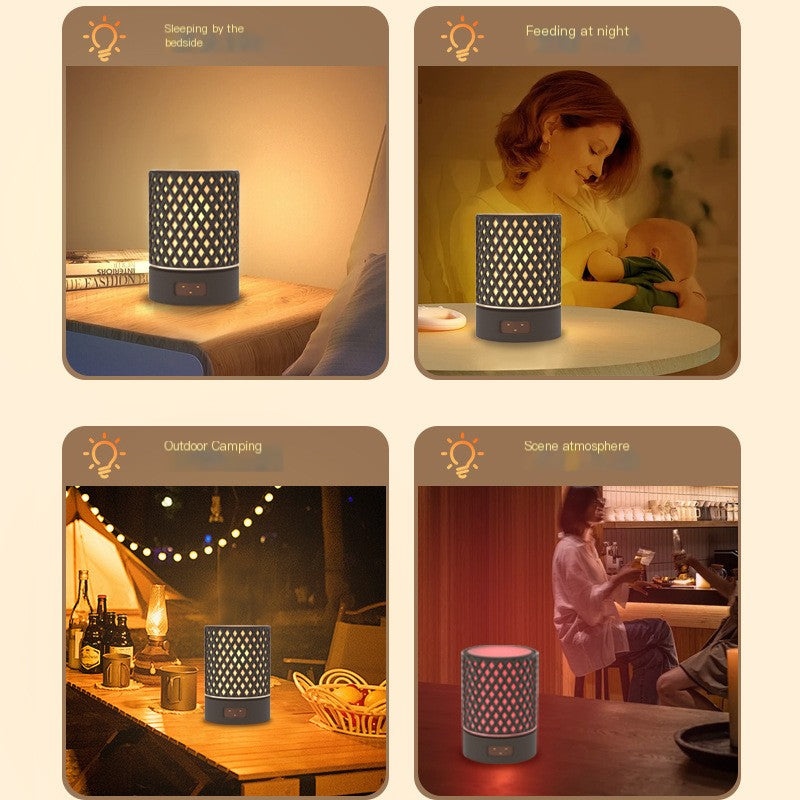 Bedside Night Light – 7-Color Soft Glow Lamp with 3-Level Dimming
