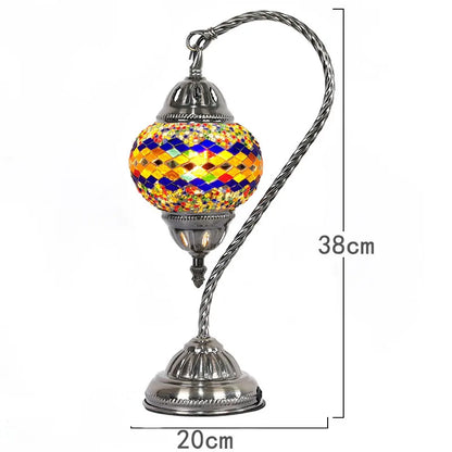 Decorative Bedside Lamp – Elegant Metal Table Light for Bedroom & Living Room