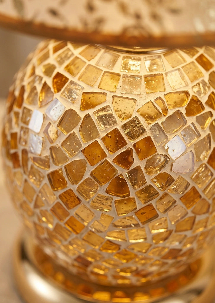 Handcrafted Mosaic Table Lamp - Modern and Traditional