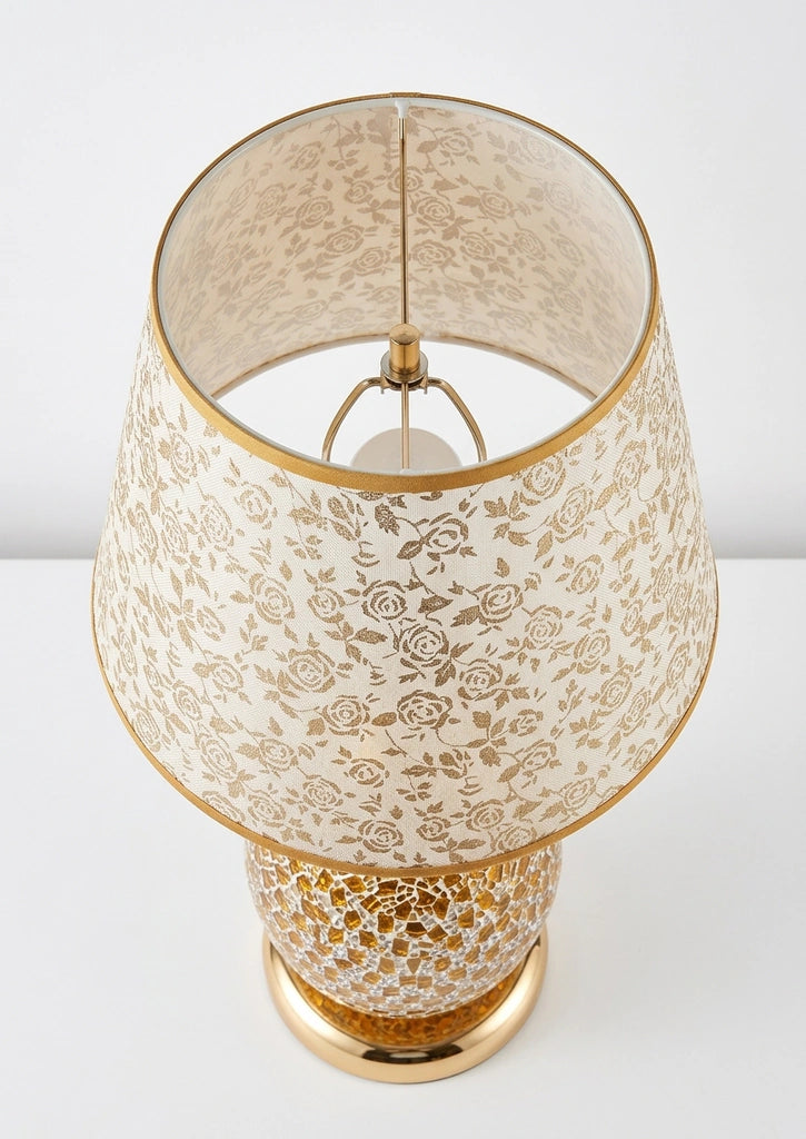 Handcrafted Mosaic Table Lamp - Modern and Traditional